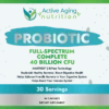 Active Aging Nutrition - Probiotic - Probiotic-FrontLabel Active Aging Nutrition - Probiotic